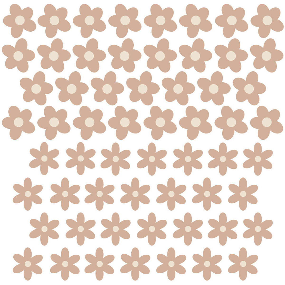 Samolepka na zeď PASTELOWE LOVE® sticker wall daisy 37989-0,