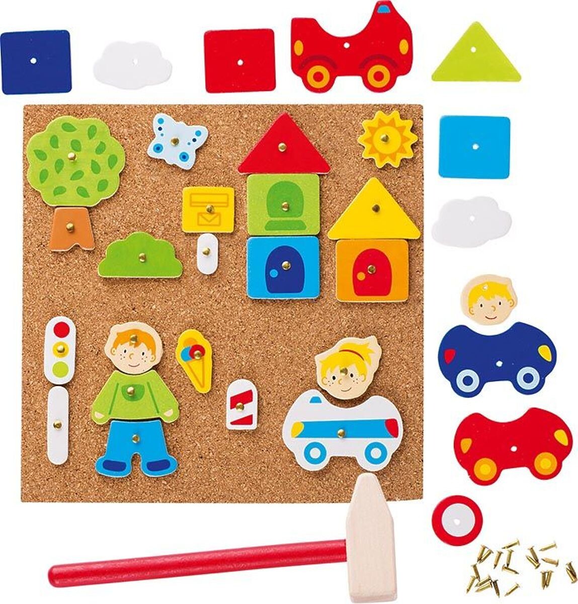 Goki korková zatloukací hra Město