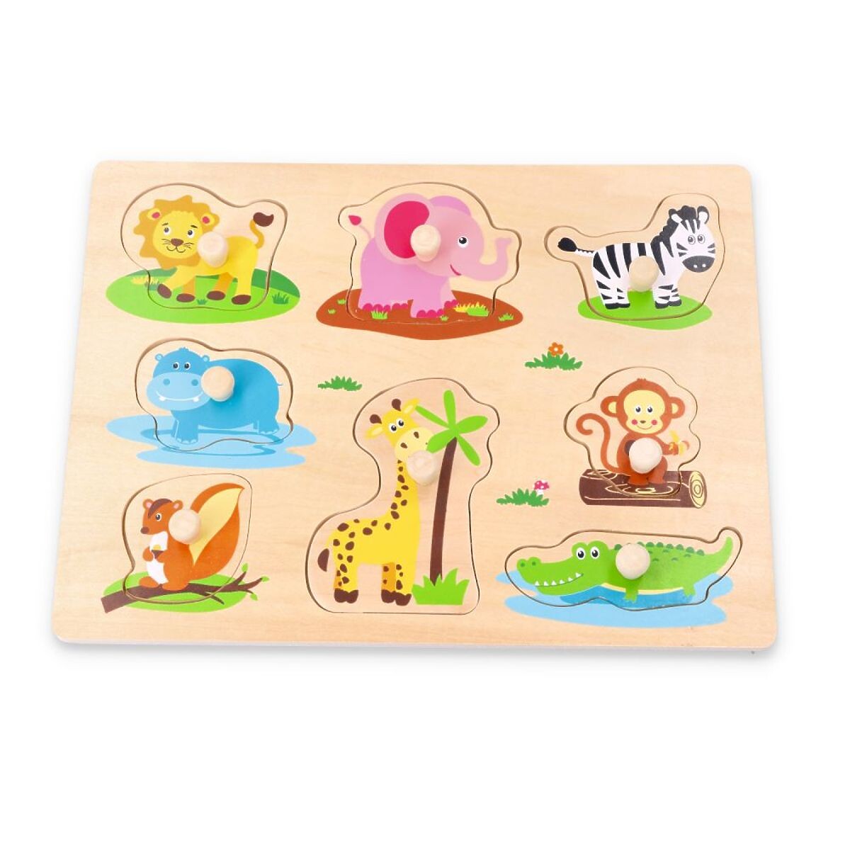 Skládačka s úchyty Přátelé z džungle