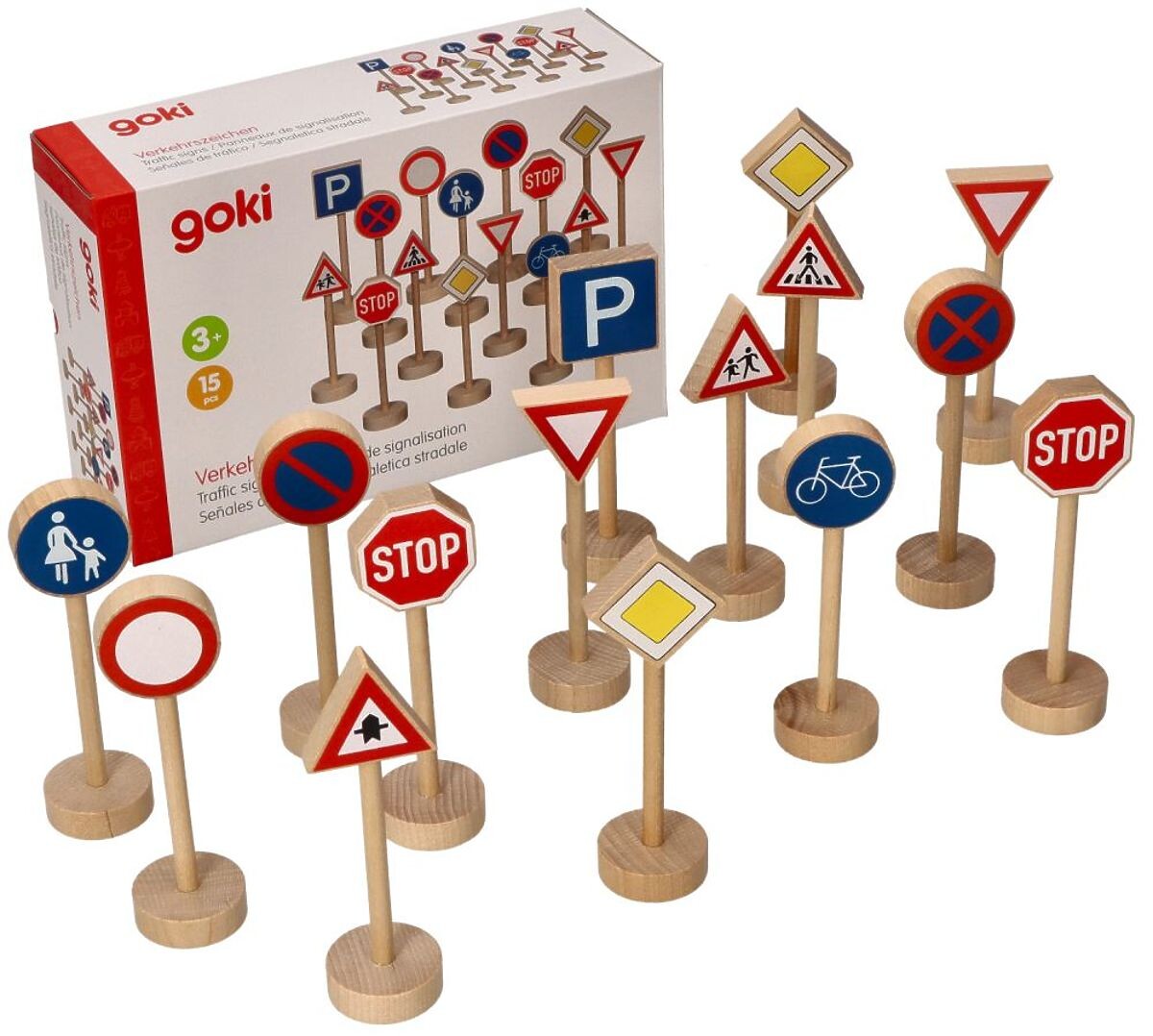 GOKI - dřevěné vzdělávací značky