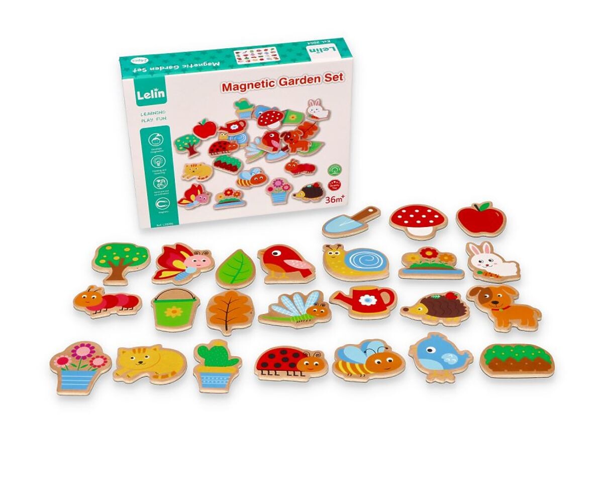 Magnety zahrada 24 ks