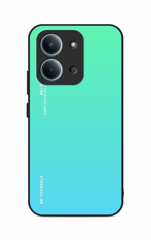 Kryt TopQ LUXURY Xiaomi Redmi 15C pevný duhový zelený 141663
