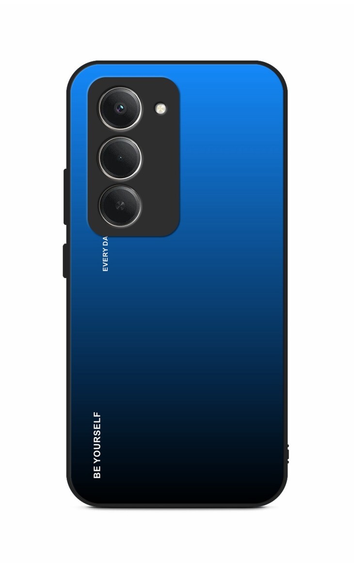 Kryt TopQ LUXURY Xiaomi Redmi 15 pevný duhový modrý 141634
