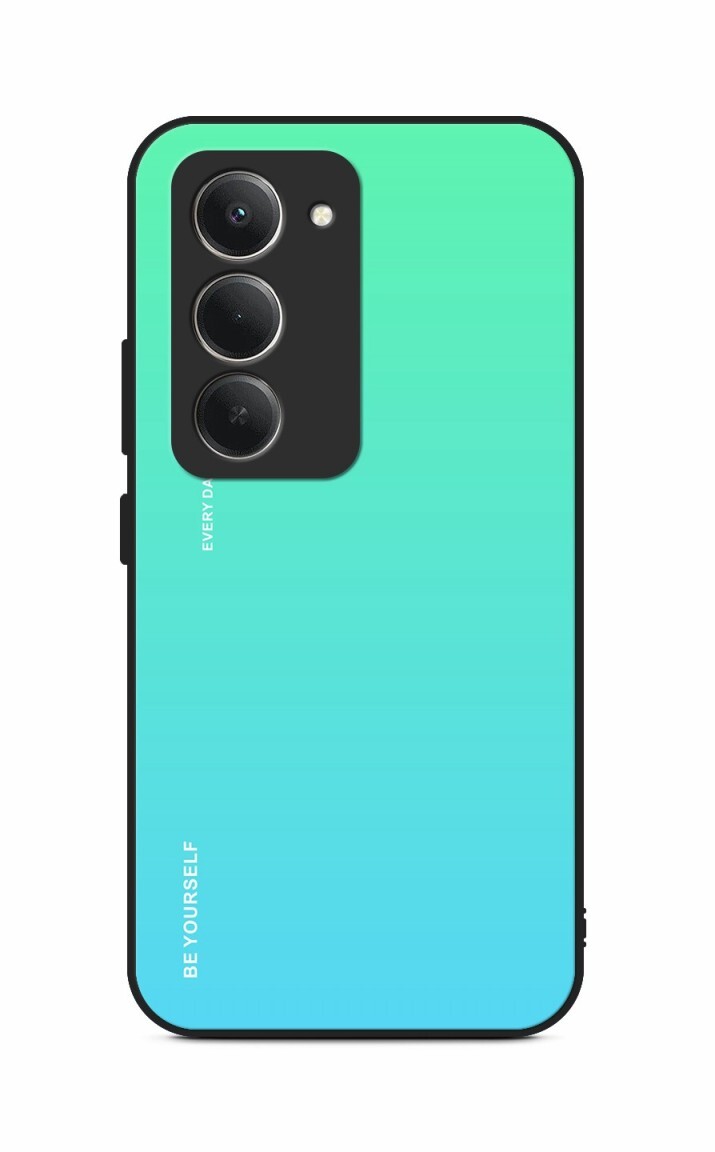 Kryt TopQ LUXURY Xiaomi Redmi 15 pevný duhový zelený 141633