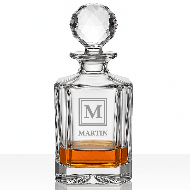 Dekorant Karafa na whisky s monogramem Blank 800 ml