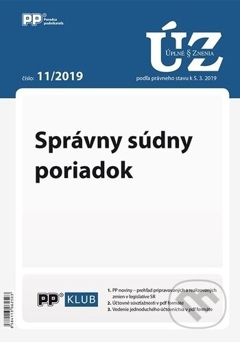 Úplné znenia zákonov 11/2019 - Poradca podnikateľa