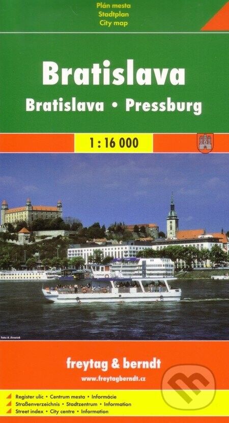 Bratislava 1:16 000 - freytag&berndt