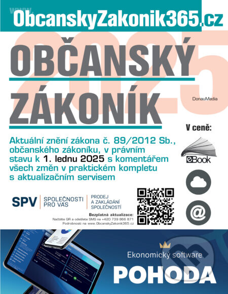 Občanský zákoník 2025 s úvodním komentářem změn - Kolektiv autorů