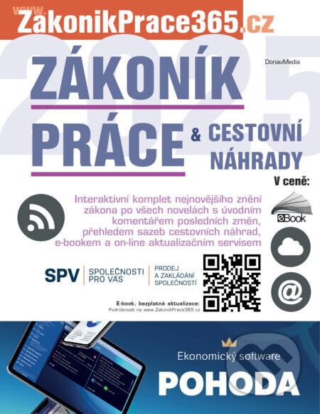 Zákoník práce a cestovní náhrady 2025 - DonauMedia