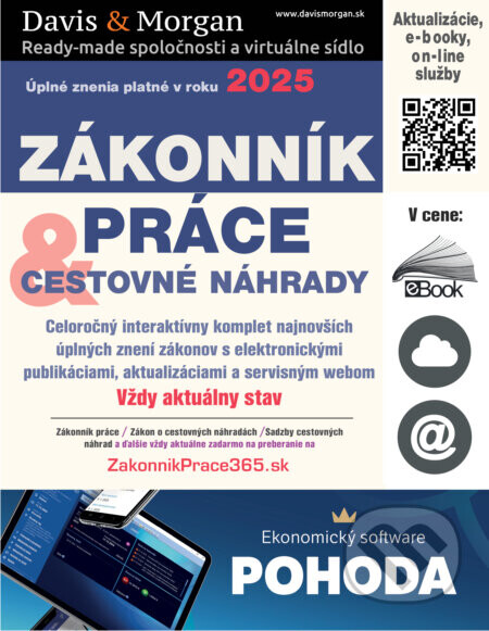 Zákonník práce a Cestovné náhrady 2025 - DonauMedia