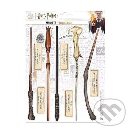 Sada magnetiek Harry Potter - Kúzelnícke paličky 1 (10 ks) - Cinereplicas
