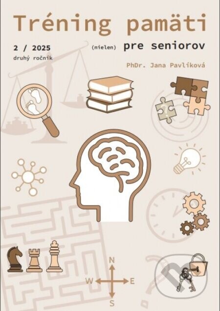 Tréning pamäti (nielen) pre seniorov 2/2025 - Jana Pavlíková, Terézia Pavlíková (ilustrátor)