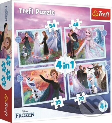 4v1 Magie v lese / Disney Frozen 2 - Trefl