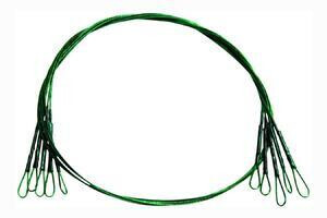 Ocelové lanko na dravce 25cm/5kg - 5ks.