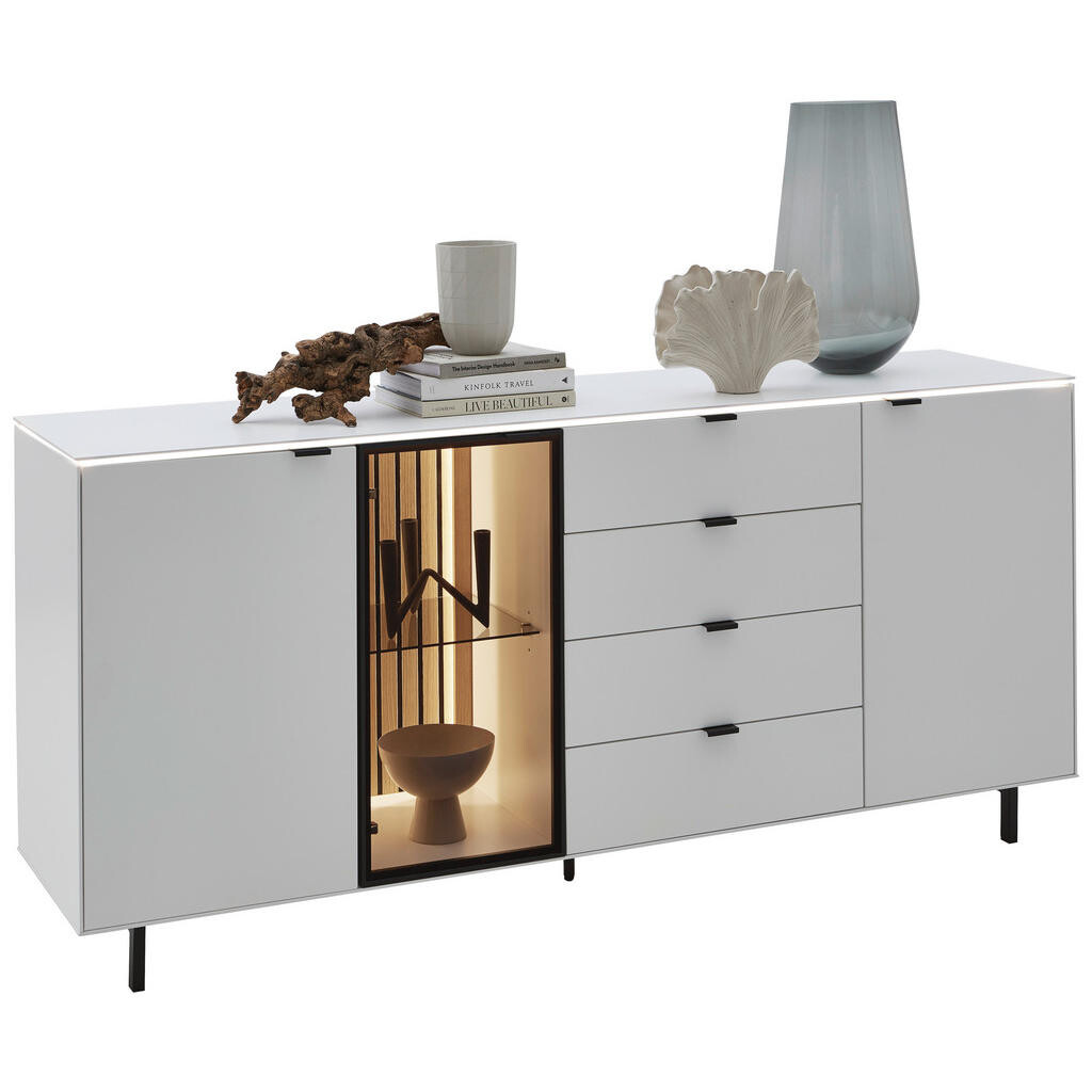 Dieter Knoll ŠIROKÁ KOMODA, 186/82,8/46 cm