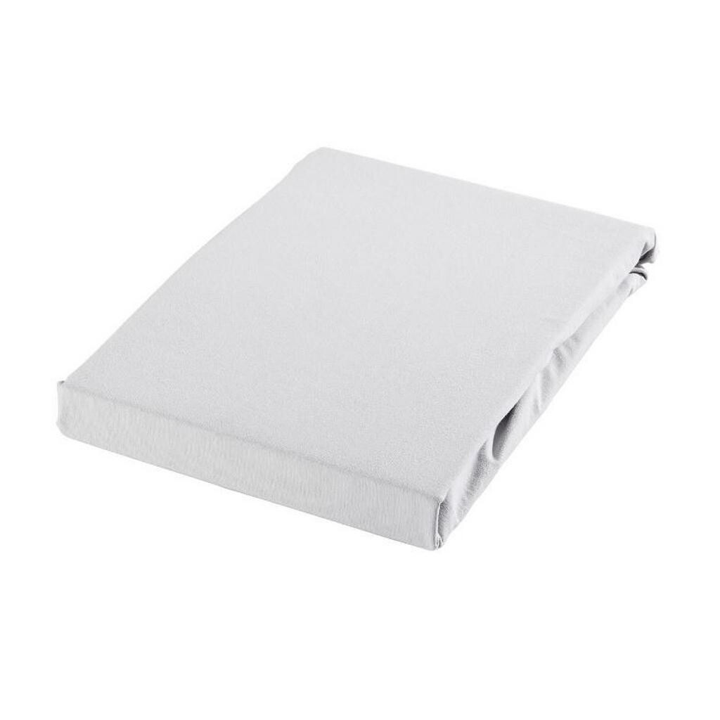 Novel ELASTICKÉ PROSTĚRADLO, žerzej, barvy stříbra, 140-160/200-220 cm