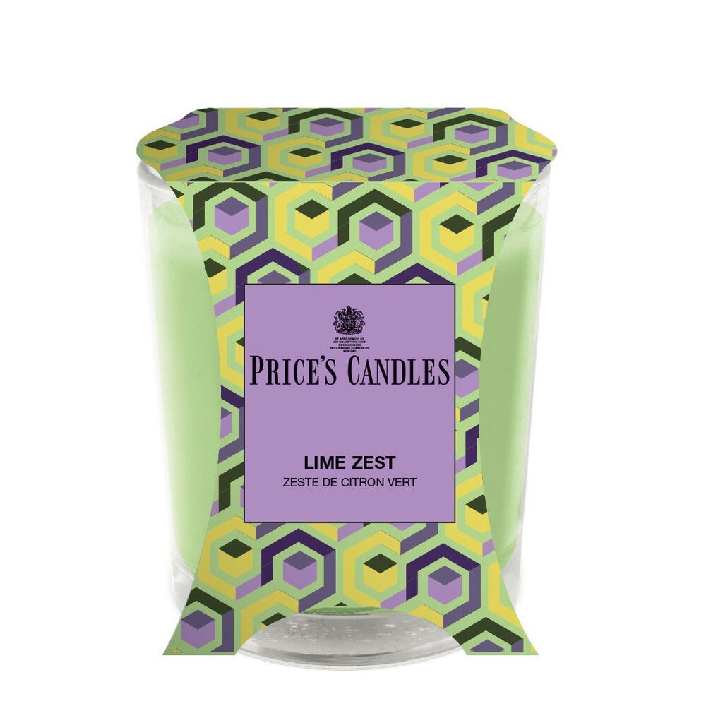Price’s Price's vonná svíčka ve skle Lime Zest - hoření 45h