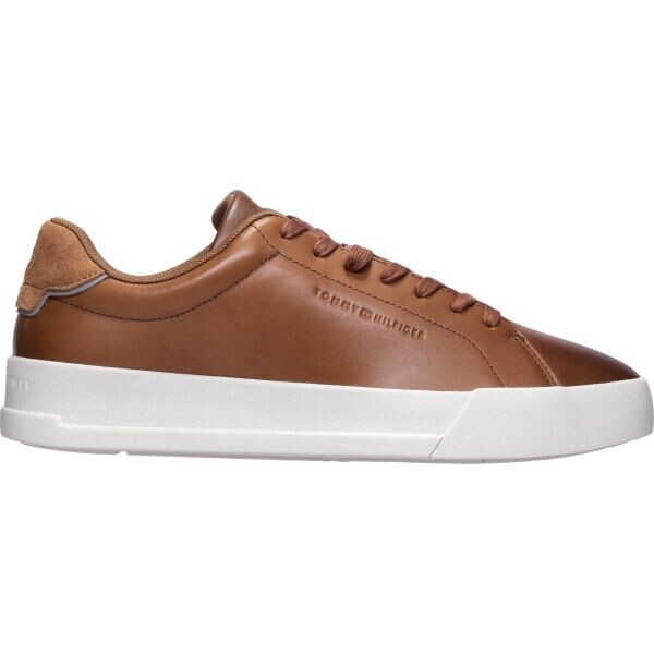 Tommy Hilfiger TH COURT CORE COGNAC Pánská nízká obuv, hnědá, velikost