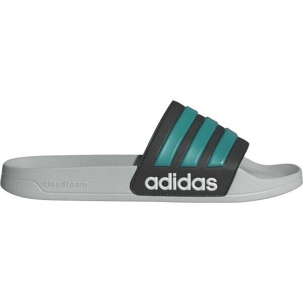 adidas ADILETTE SHOWER Pánské pantofle, šedá, velikost 38