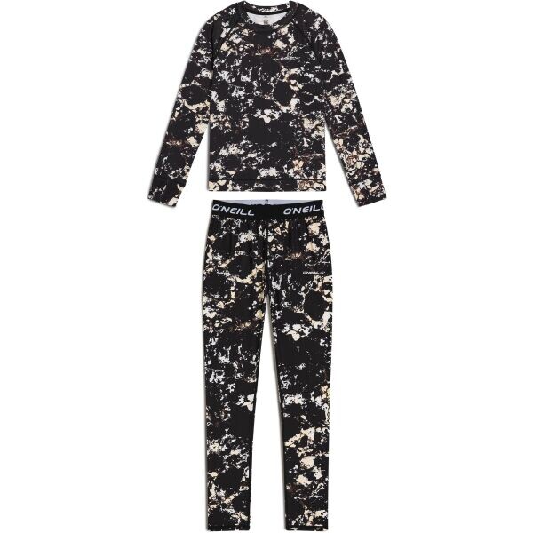 O'Neill BASELAYER Dívčí set funkčního prádla, černá, velikost