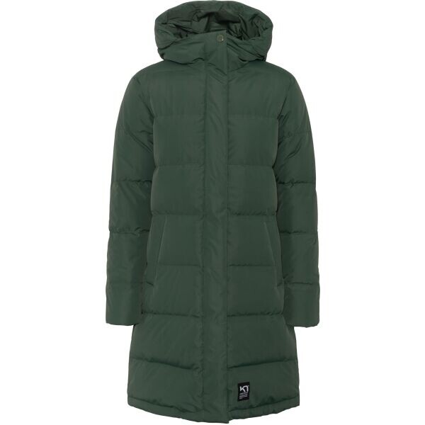 KARI TRAA KYTE Dámská péřová parka, tmavě zelená, velikost