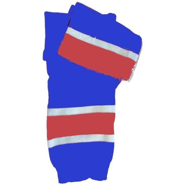 HEJDUK STULPNY SR Stulpny na lední hokej, modrá, velikost