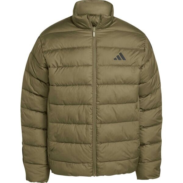 adidas ESSENTIALS 3-STRIPES SYNTHETIC DOWN JACKET Pánská bunda, khaki, velikost