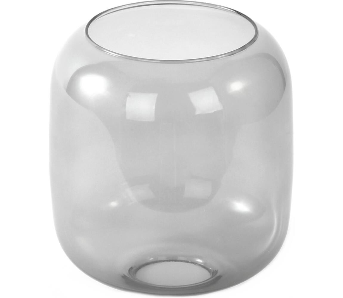 Náhradní sklo k lustru E27 pr. 14 cm kouřová šedá 7758