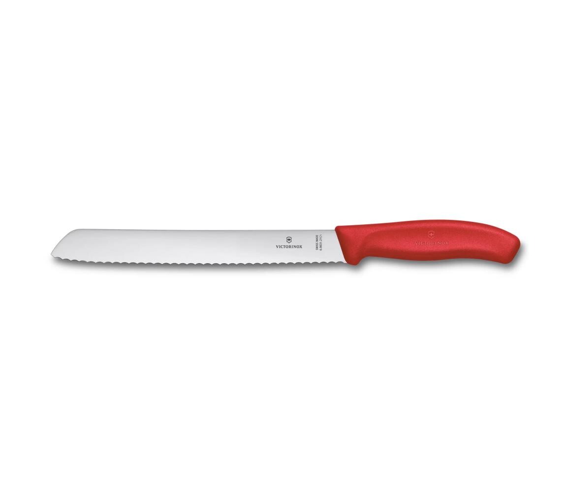 Victorinox - Kuchyňský nůž na chleba SWISS CLASSIC 21 cm červená 6.8631.21C1B