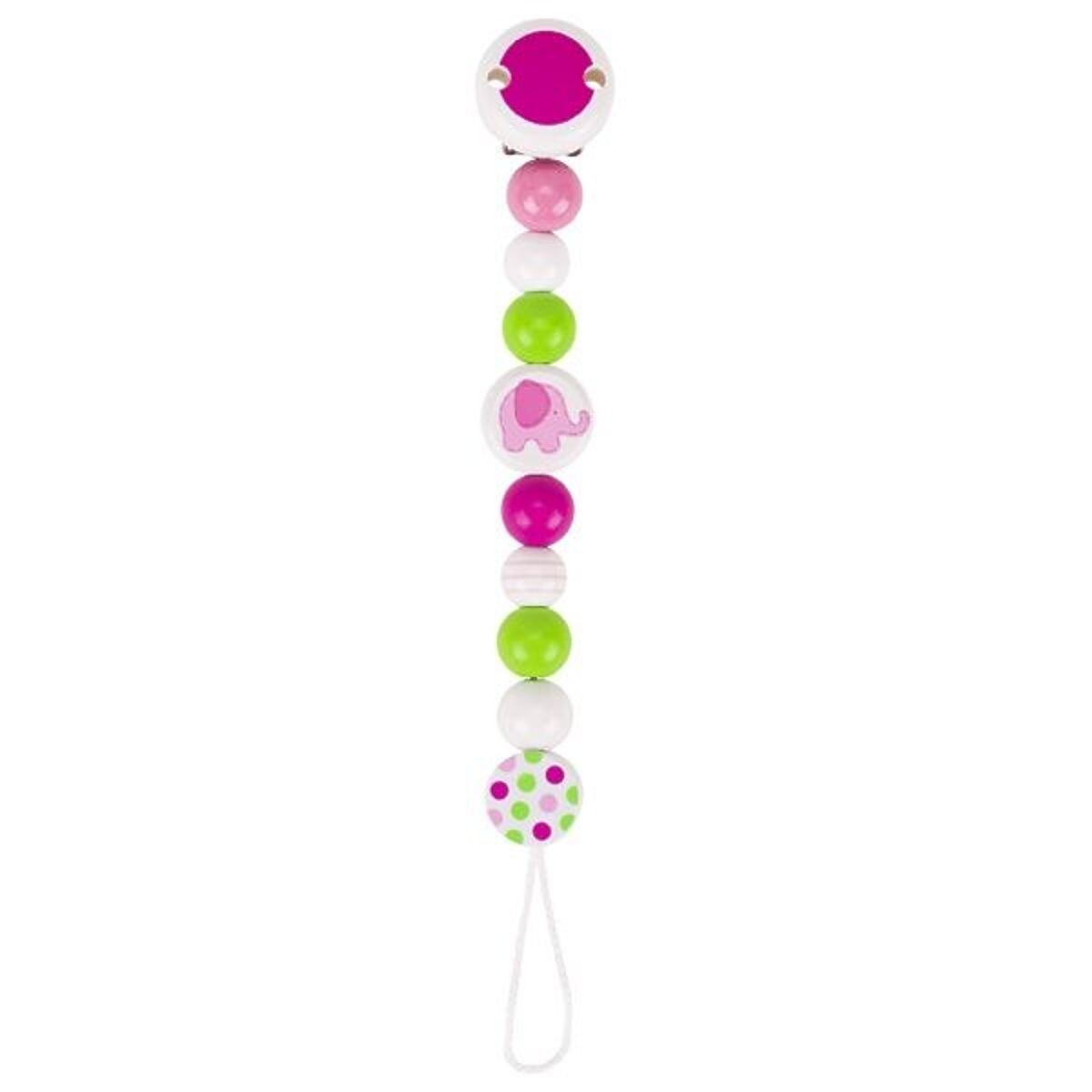 Závěs na dudlík Růžový slon