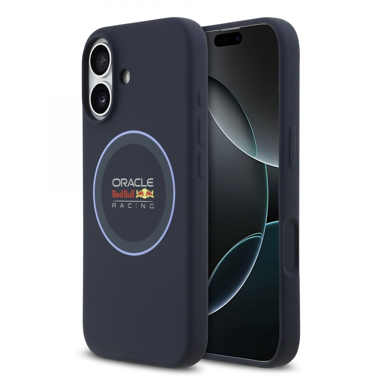 Zadní kryt Red Bull Silicone Blue Ring MagSafe pro iPhone 17 Navy