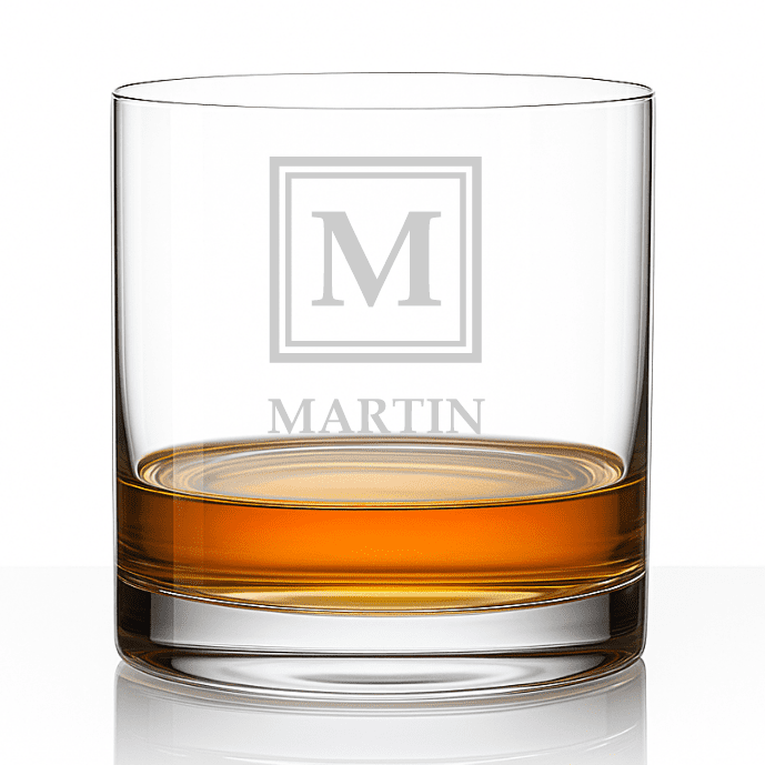 Dekorant Sklenice na whisky s monogramem Barline 410 ml 2KS