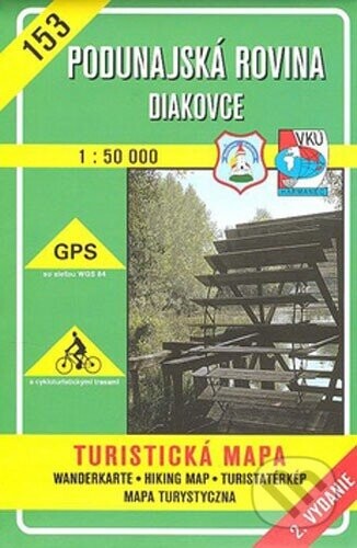 Podunajská rovina - Diakovce - turistická mapa č. 153 - Kolektív autorov