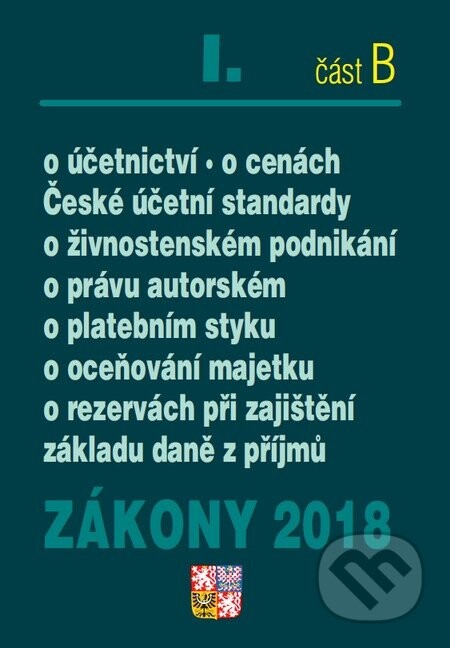 Zákony 2018 I/B (CZ) - Poradce s.r.o.
