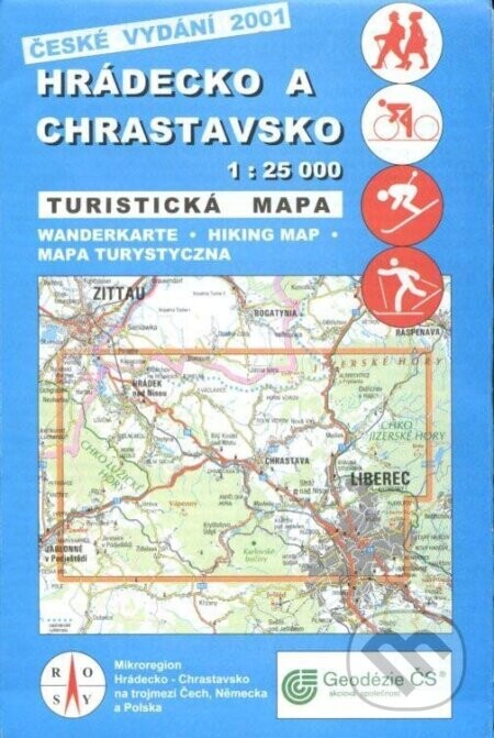 WKK 10 Hrádecko a Chrastavsko 1:25 000 / turistická mapa - freytag&berndt