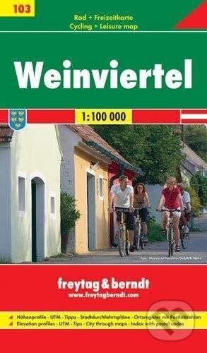 Weinviertel 1:100 000 - cyklomapa 103 - freytag&berndt