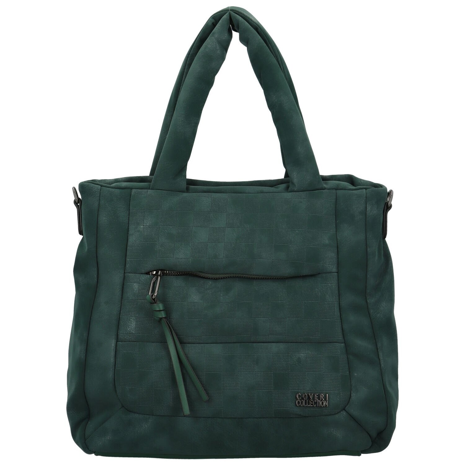 Dámská kabelka do ruky tmavě zelená - Coveri Natani zelená