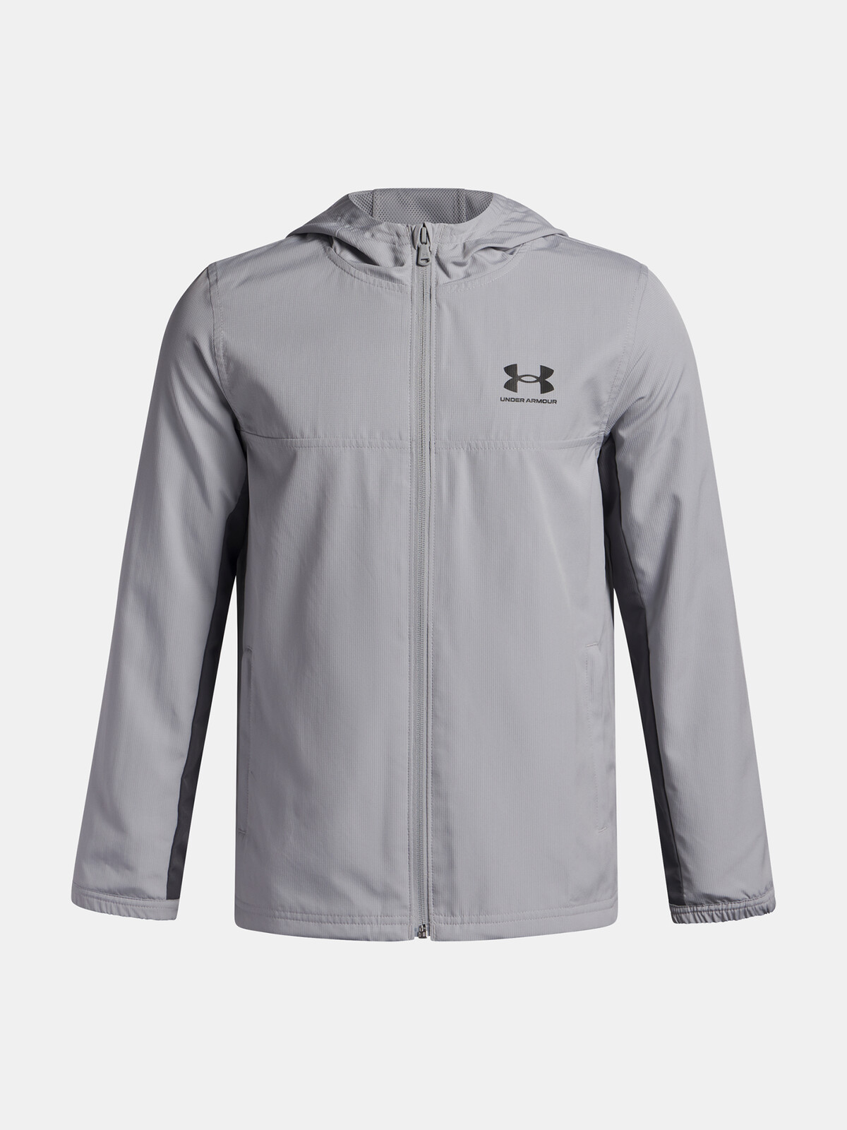 Chlapecká bunda Under Armour UA B Rival Wvn Jacket-GRY - Kluci