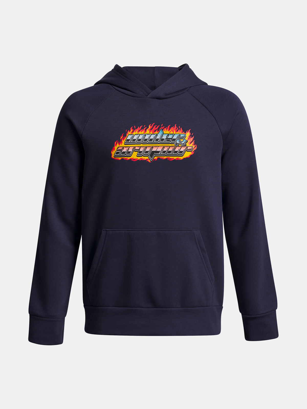 Chlapecká mikina Under Armour UA Rival Flc Flamin Wdmrk HD-BLU - Kluci