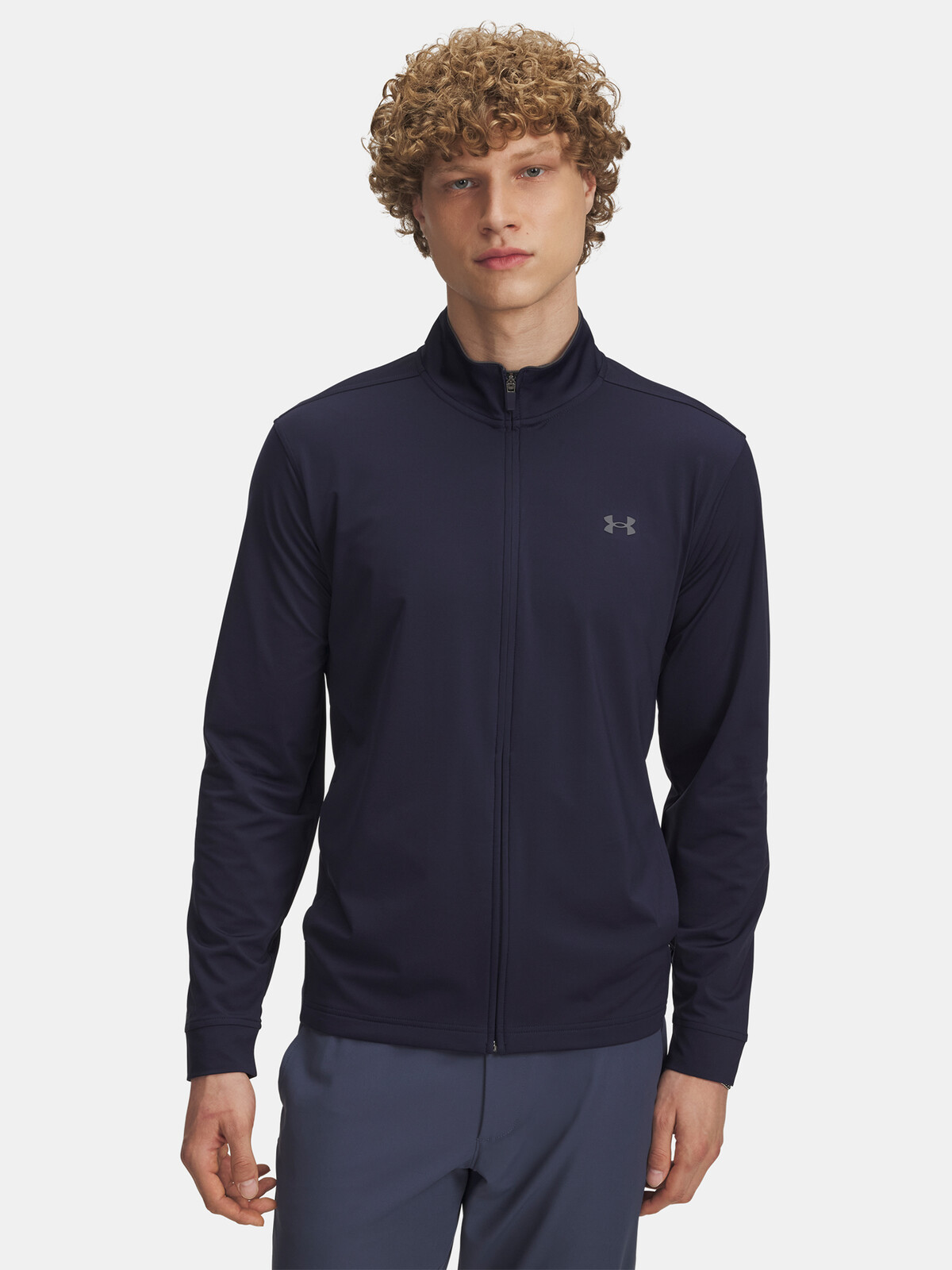 Pánská mikina Under Armour UA Drive Full Zip-BLU - Pánské