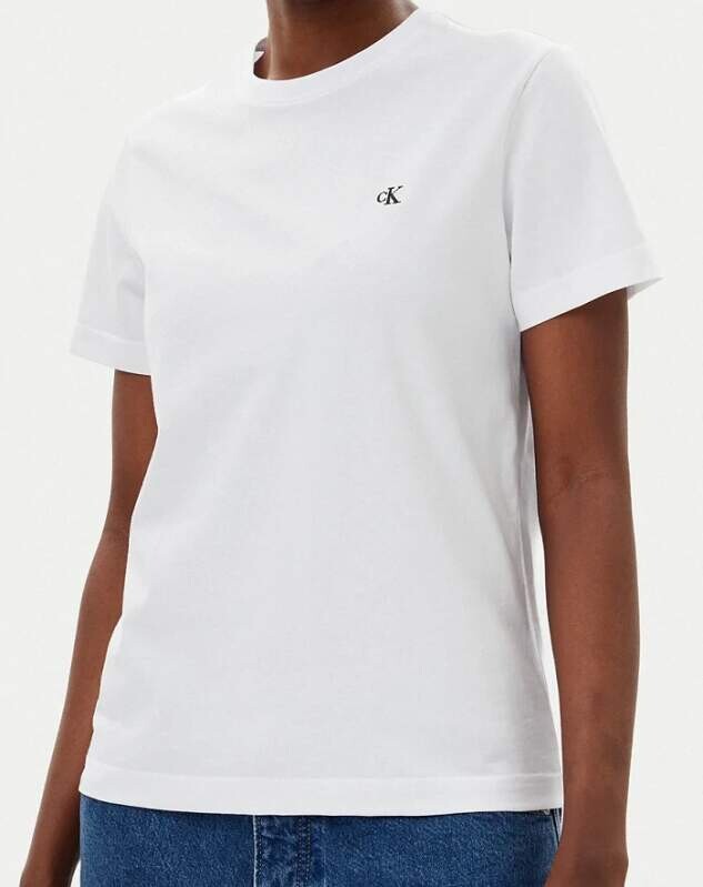 Bílé triko Calvin Klein, M