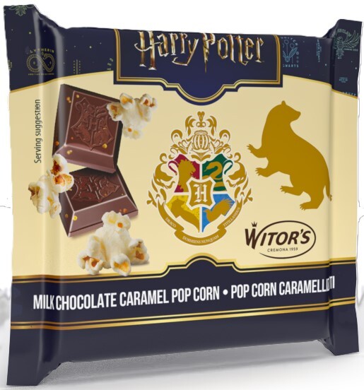 WITORS Harry Potter mléčná čokoláda s popcornem 40 g