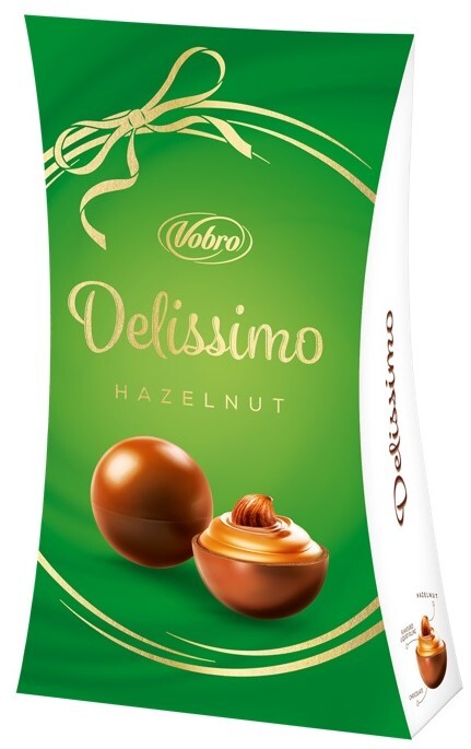 VOBRO Lískooříškové pralinky Delissimo Hazelnut 91 g