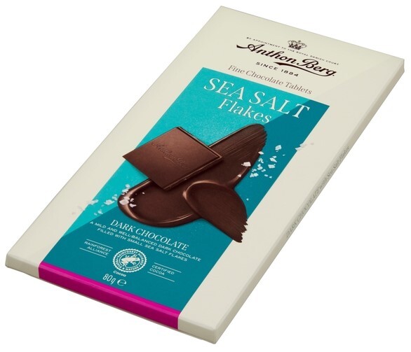 Anthon Berg Hořká čokoláda s mořskou solí 80 g
