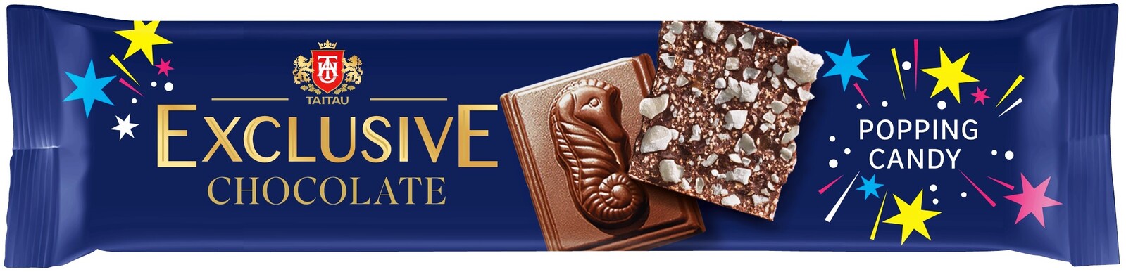 Taitau Exclusive Selection Čokoláda s práskajícím práškem 45 g