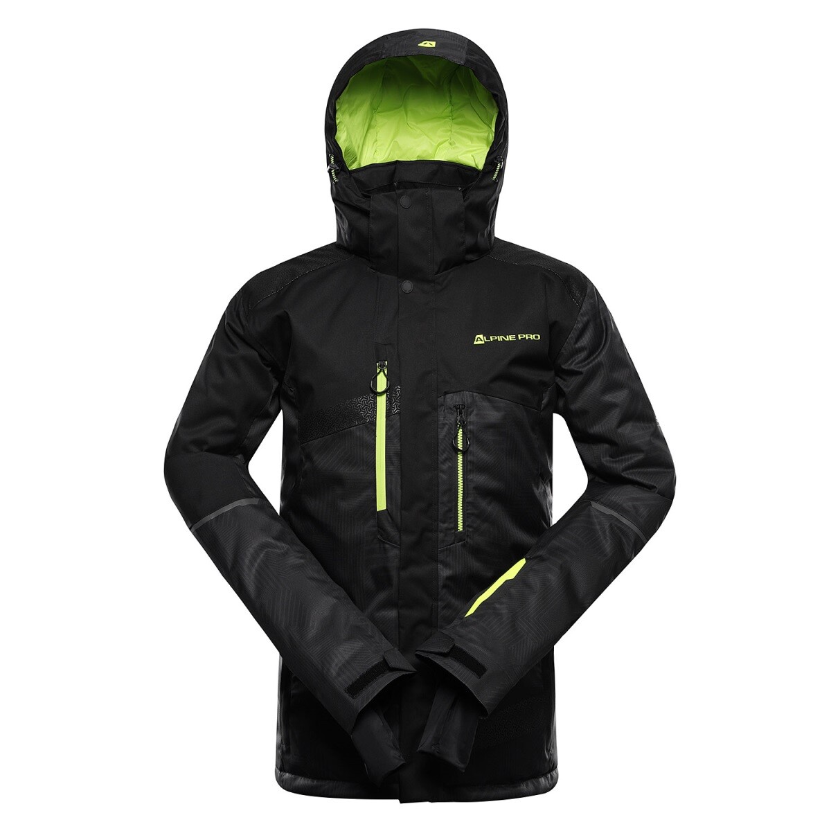 Pánská lyžařská bunda s membránou ptx snow alpine pro dear 2 černá xs