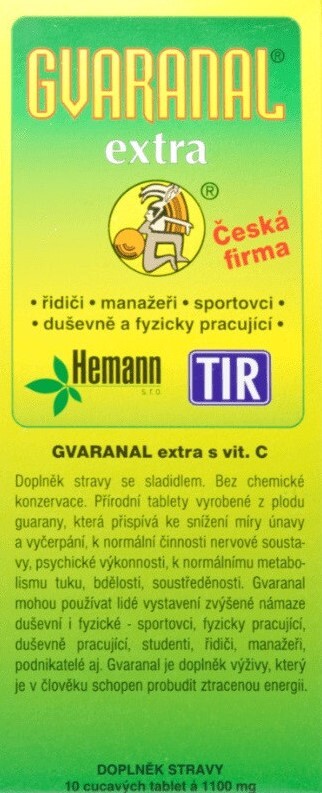 GVARANAL EXTRA s vit. C - čoko příchuť 10tbl.