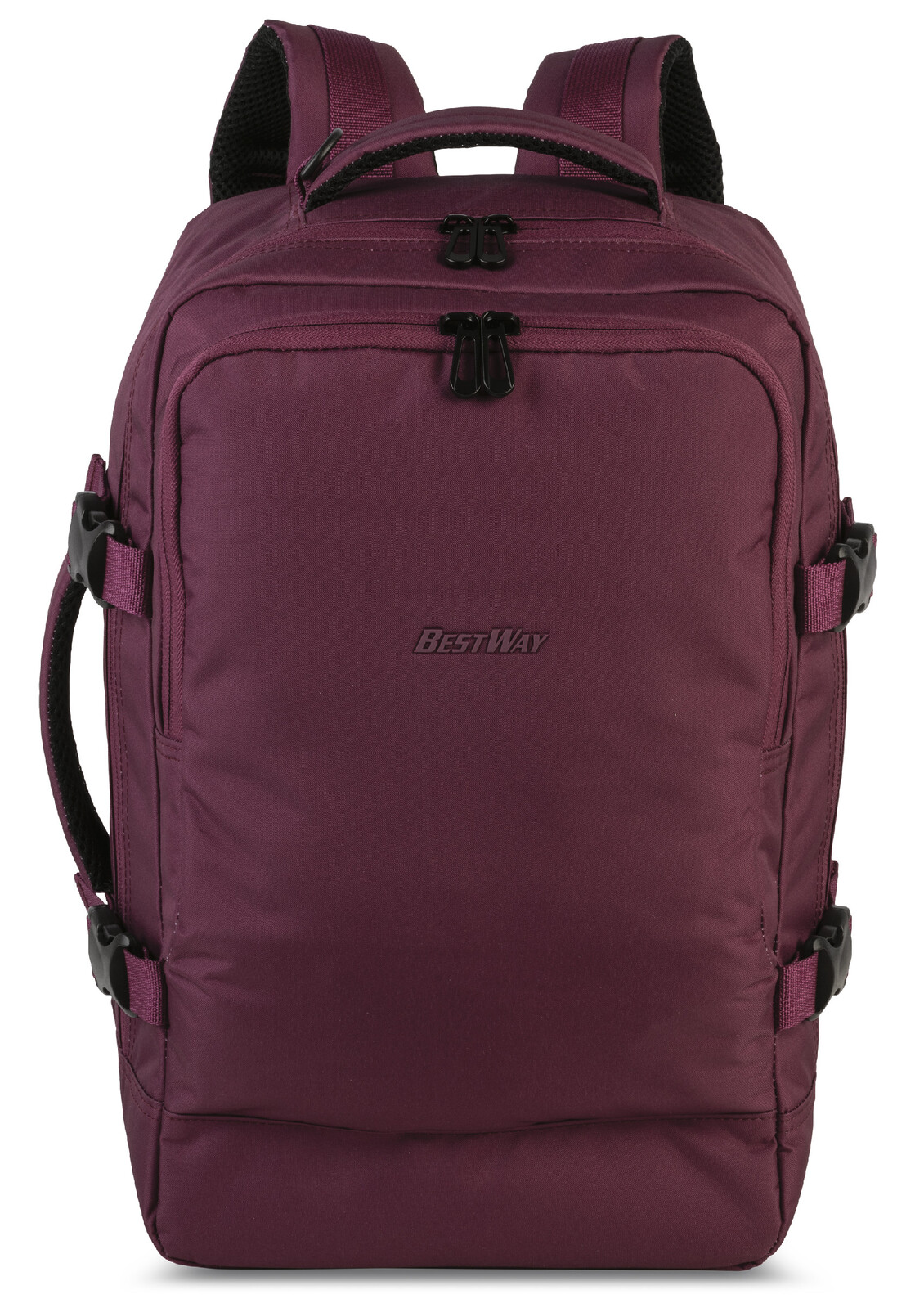 BestWay cestovní batoh Cabin pro small 300D, 25x40x20 cm - bordó - 20L