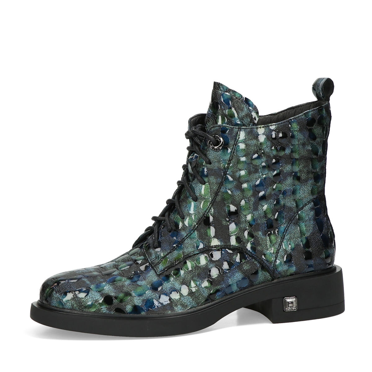 Etimee dámské módní kotníkové kozačky - zelené - 36