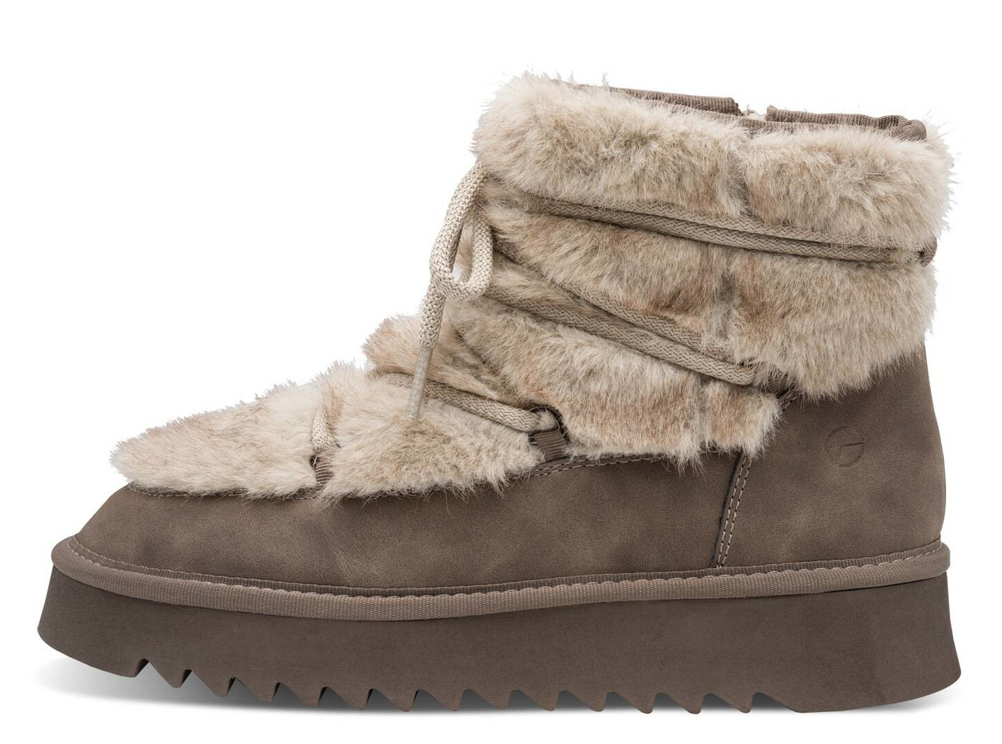 Tamaris 1-26475-45-341 Dámské zimní kotníkové boty taupe 36